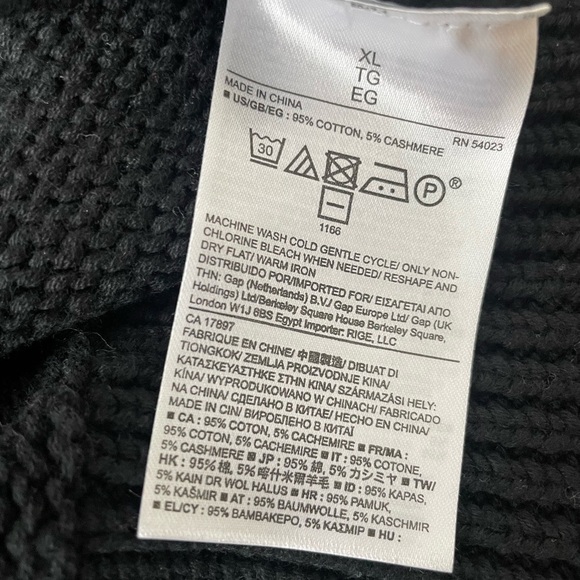 Banana Republic Pima Cashmere Fair Isle‎ Chunky Knit Crewneck Sweater Men’s XL - Picture 6 of 8